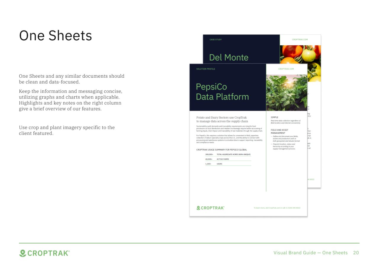 One Sheets