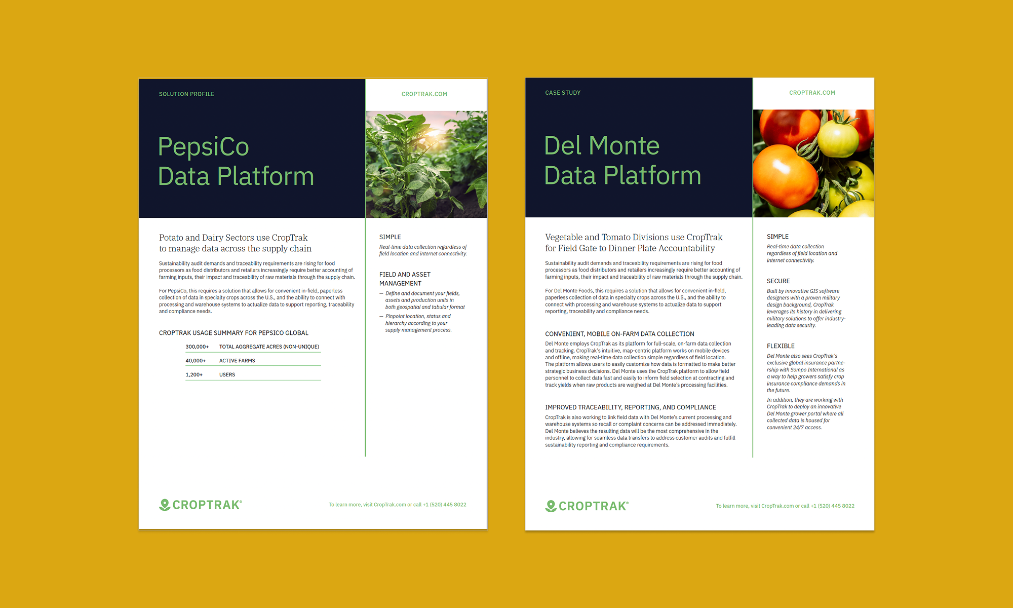 less and more croptrak flyers